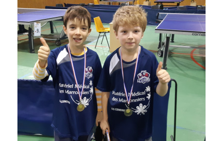 Premier Podium pour nos jeunes pouces!