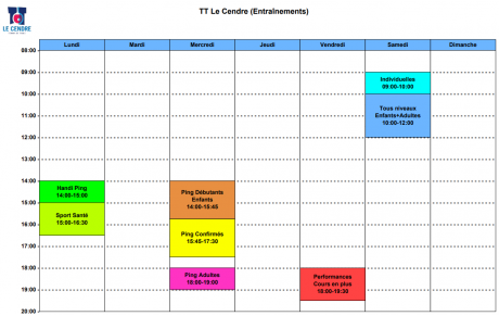 🏓🏓RENTREE DES CLASSES POUR LE TT LE CENDRE 🏓🏓