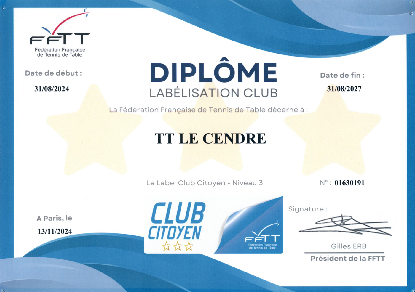 Label Club Citoyen